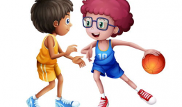 篮球漫画图片,热血青春，球场风云